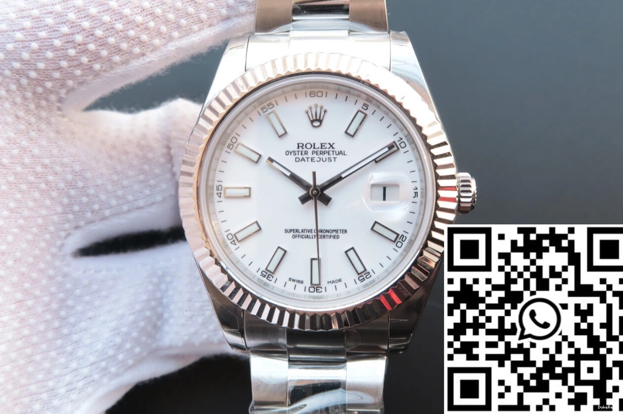 Dial M126334-0009 Factory Datejust Rolex White EW 0913